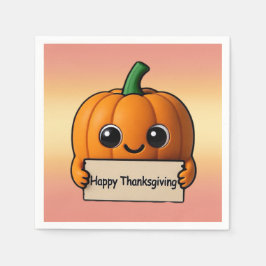 Pumpkin Pal Thankgiving Napkin  Servet