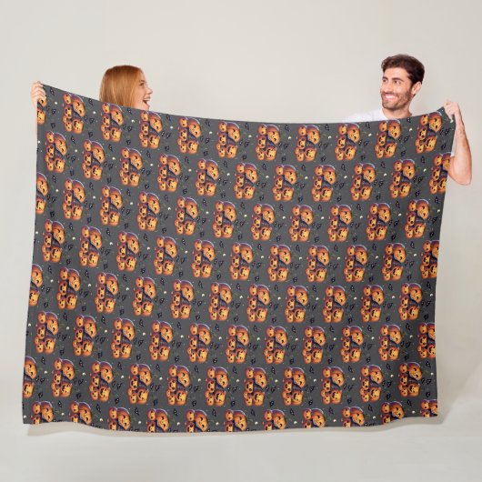 Pumpkin Pals Fleece Deken (In situ)