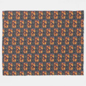 Pumpkin Pals Fleece Deken (Voorkant (Horizontaal))