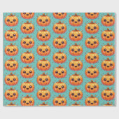 Pumpkin Pals Halloween inpakpapier (Vlak)