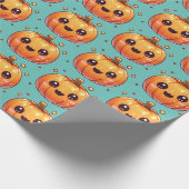 Pumpkin Pals Halloween inpakpapier (Hoek)