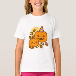 Pumpkin Pals – Kawaii Halloween T-shirt