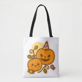 Pumpkin Pals – Kawaii Halloween Tote Bag