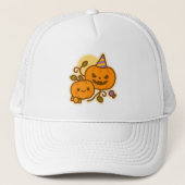 Pumpkin Pals – Kawaii Halloween Trucker Pet (Voorkant)