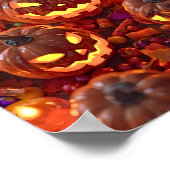 Pumpkin Party – Gezellig Halloween Poster (Hoek)