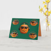 Pumpkin Party Invitation Kaart (Gele Bloem)