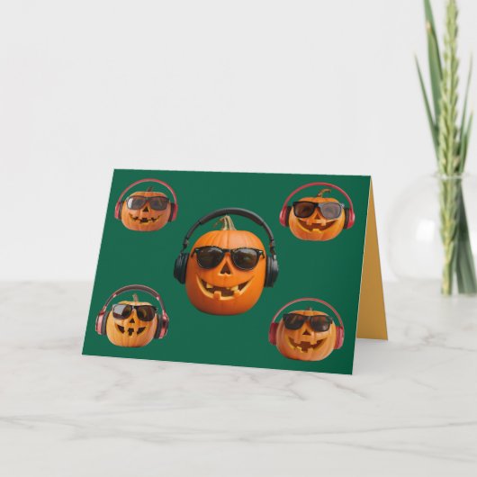 Pumpkin Party Invitation Kaart (Voorkant)