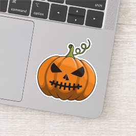 Pumpkin Party Sticker - Halloween Jack-o'-Lantern