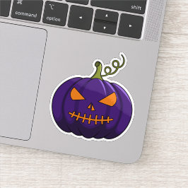 Pumpkin Party Sticker - Halloween Jack-o'-Lantern