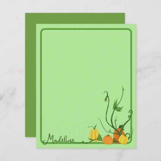 Pumpkin Patch (Voorkant / Achterkant)