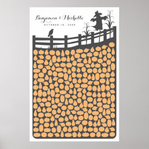 Pumpkin-patch - 250 ruimtes gastboek Alternatief Poster