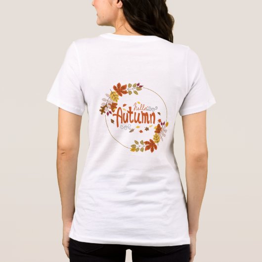 Pumpkin Patch Adventures- Trucks & Pompoenen Tri-Blend Shirt (Achterkant)