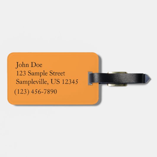 Pumpkin Patch Autumn Harvest Photography Bagagelabel (Achterkant horizontaal)