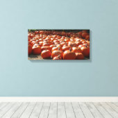 Pumpkin Patch Autumn Harvest Photography Canvas Afdruk (Insitu (Houten vloer))
