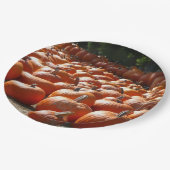 Pumpkin Patch Autumn Harvest Photography Papieren Bordje (Gekanteld)