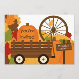 Pumpkin Patch Autumn Party uitnodigingen