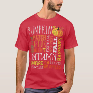 Pumpkin Patch Autumn Png T-shirt
