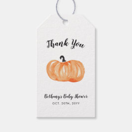 Pumpkin Patch Baby shower Cadeaulabel