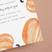 Pumpkin Patch Baby shower Kaart