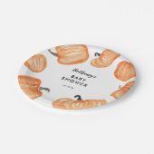 Pumpkin Patch Baby shower Papieren Bordje (Gekanteld)