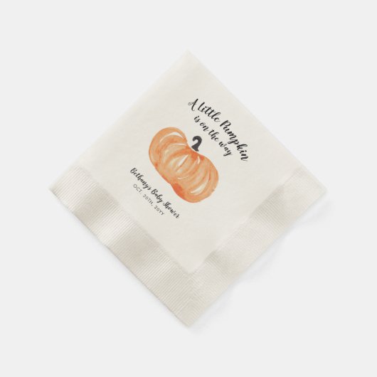 Pumpkin Patch Baby shower Servet (Hoek)