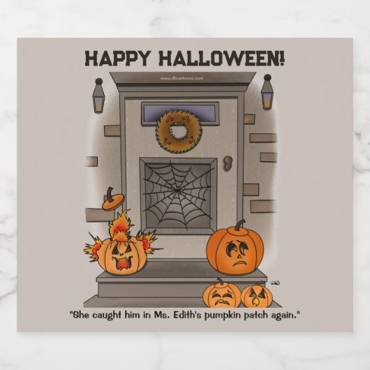 Pumpkin Patch Bier Etiket (Enkel label)