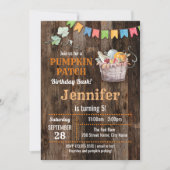 Pumpkin Patch Birthday Bash Kaart (Voorkant)