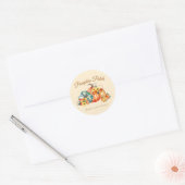 Pumpkin Patch Birthday Ronde Sticker (Envelop)