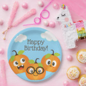 Pumpkin Patch Boerderij Kinderen Verjaardag Papieren Bordje (Feest)