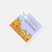 Pumpkin Patch Boerderij Kinderen Verjaardag Servet (Hoek)