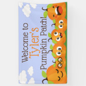 Pumpkin Patch Boerderij Kinderen Verjaardag Spandoek (Verticaal)
