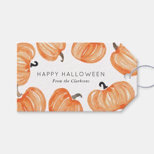 Pumpkin Patch Cadeaulabel (Voorkant (Horizontaal))