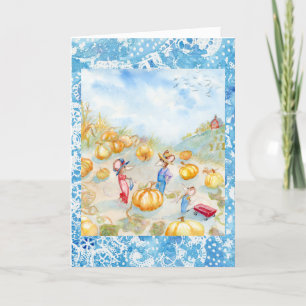 "Pumpkin Patch" Card Bedankkaart