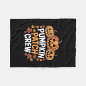 Pumpkin Patch Crew Funny Pumpkin Patch Squad Thank Fleece Deken (Voorkant (Horizontaal))