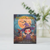 Pumpkin Patch Dank u - Halloween Bedankkaart (Staand voorkant)