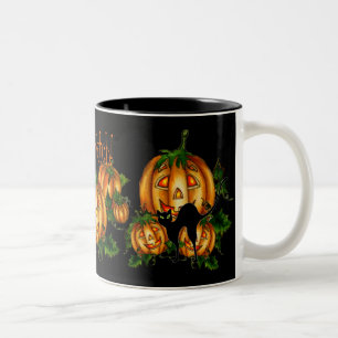 PUMPKIN PATCH!  door SHARON SHARPE Tweekleurige Koffiemok