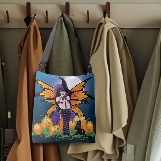 Pumpkin Patch Fairy Crossbody Tas
