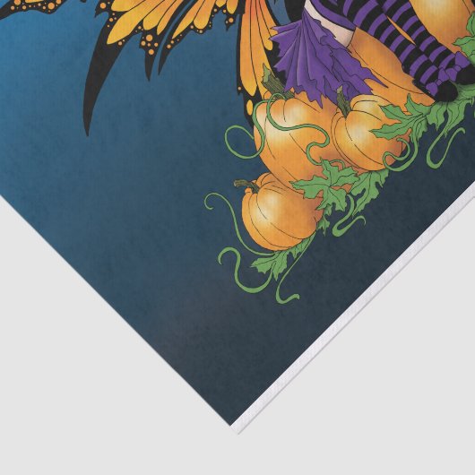 Pumpkin Patch Fairy Tissuepapier (Detail)