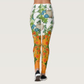 Pumpkin Patch Festival Herfst Colour Foliage Green Leggings (Achterkant)