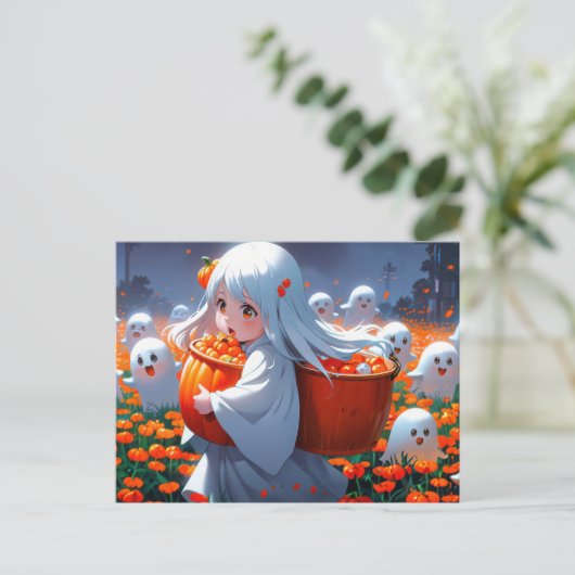 Pumpkin Patch Fright Briefkaart (Staand voorkant)