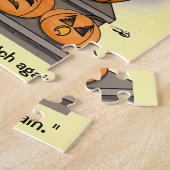 Pumpkin Patch Funny Jigsaw Puzzle Legpuzzel (Zijkant)