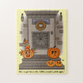 Pumpkin Patch Funny Jigsaw Puzzle Legpuzzel