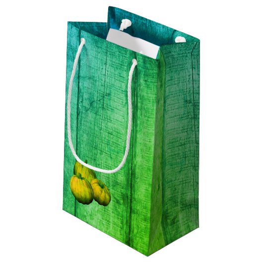 Pumpkin Patch Gift Bag Klein Cadeauzakje (Achterkant Gekanteld)