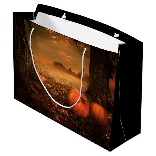 Pumpkin Patch Groot Cadeauzakje (Achterkant Gekanteld)