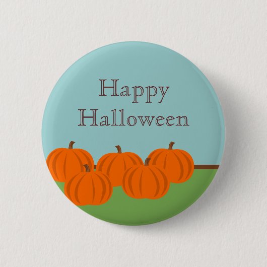 Pumpkin Patch Halloween Button (Voorkant)