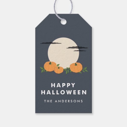 Pumpkin Patch Halloween Cadeaulabel (Voorkant)