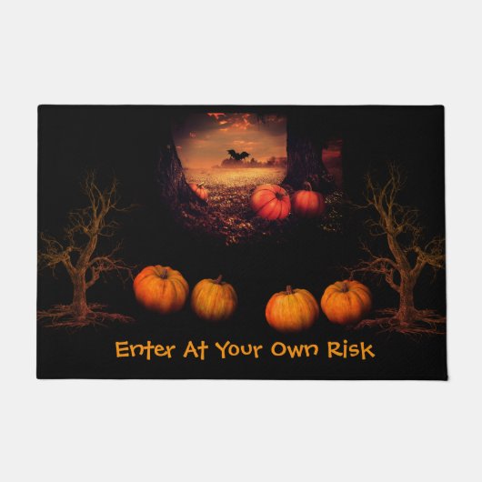 Pumpkin Patch Halloween Deurmat (Voorkant)