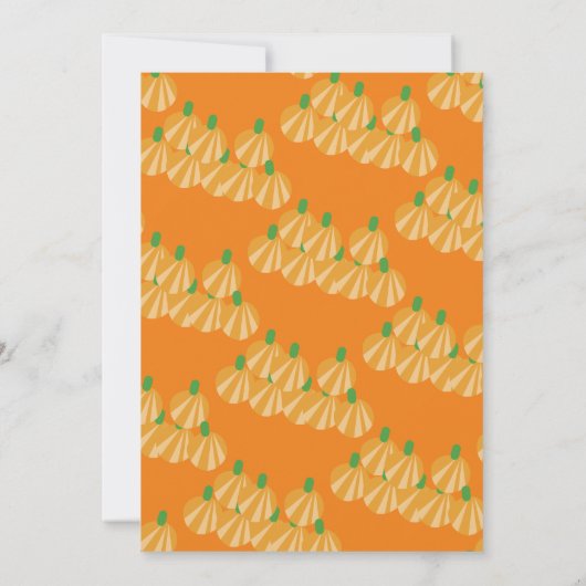 Pumpkin Patch Halloween Herfst Event Flyer Kaart (Achterkant)