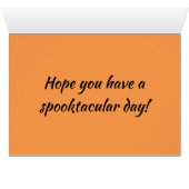 Pumpkin Patch Halloween Kaart (Binenzijde Horizontaal (Onderkant))