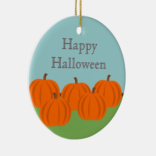 Pumpkin Patch Halloween Ornament (Rechts)